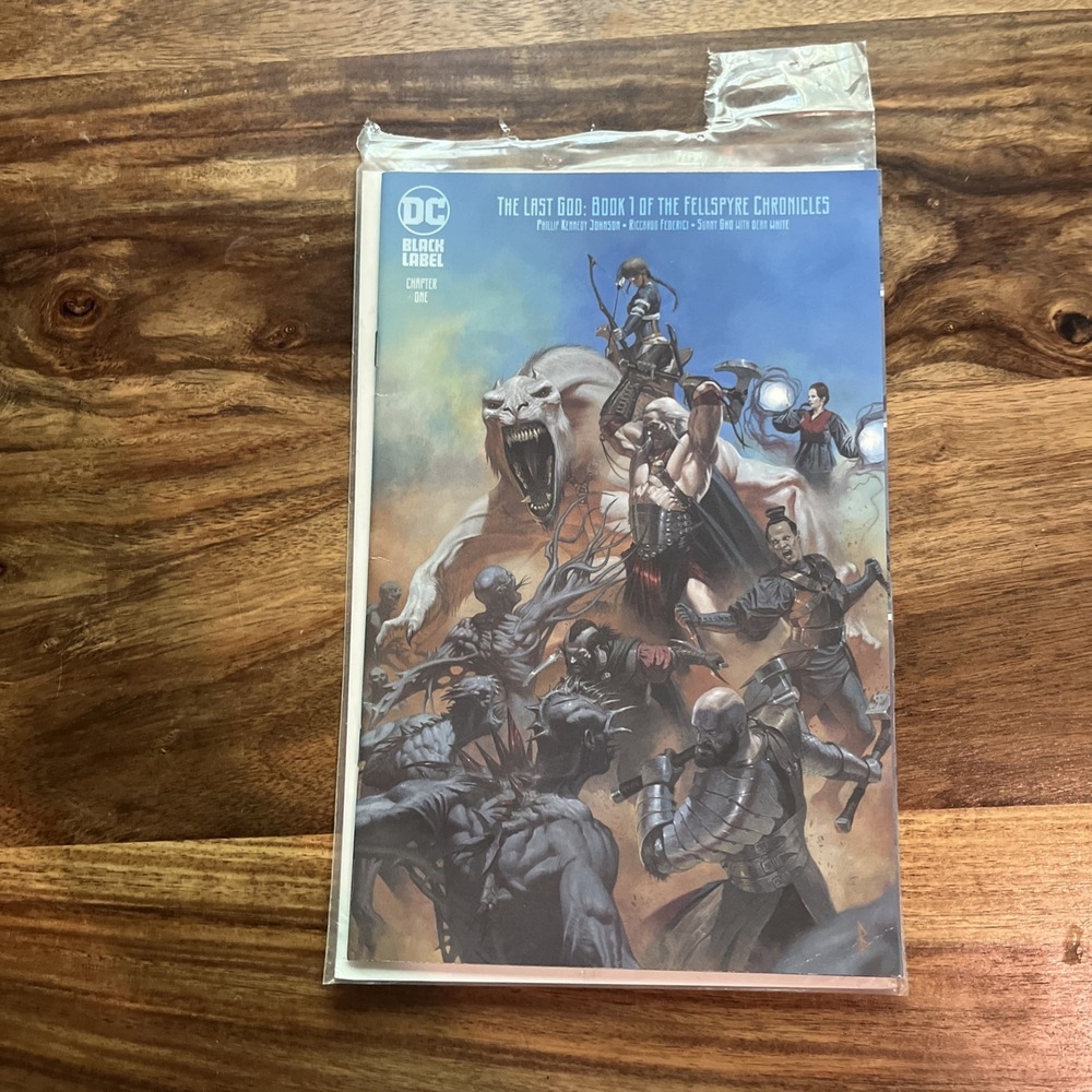 The Last God 1 Riccardo Federici Cover DC Comics Black Label 2019 Fantasy Comic